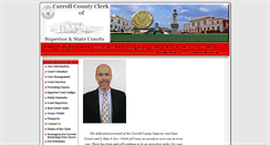 Desktop Screenshot of carrollcountyclerk.com